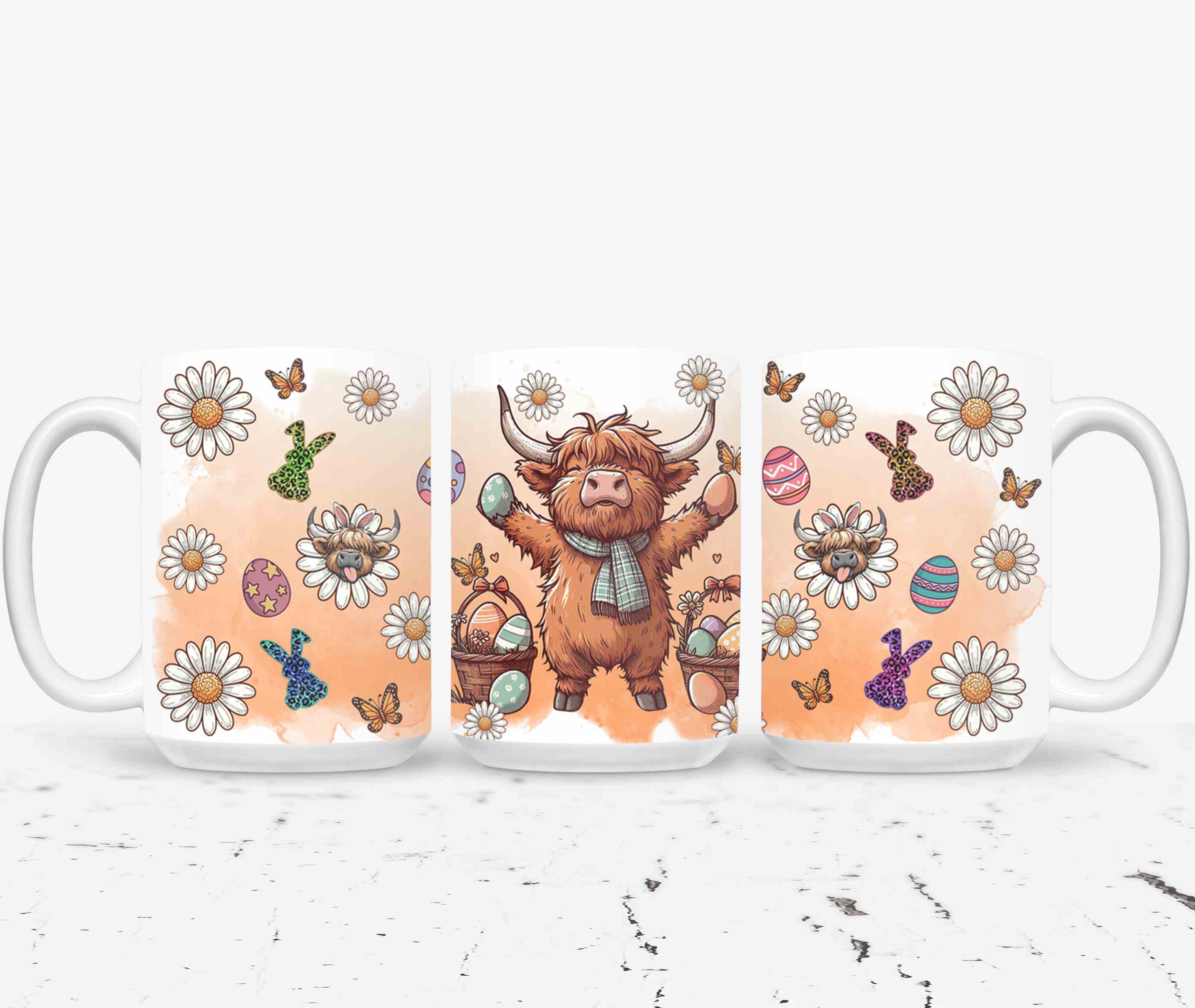 Highland Cow Easter-10389